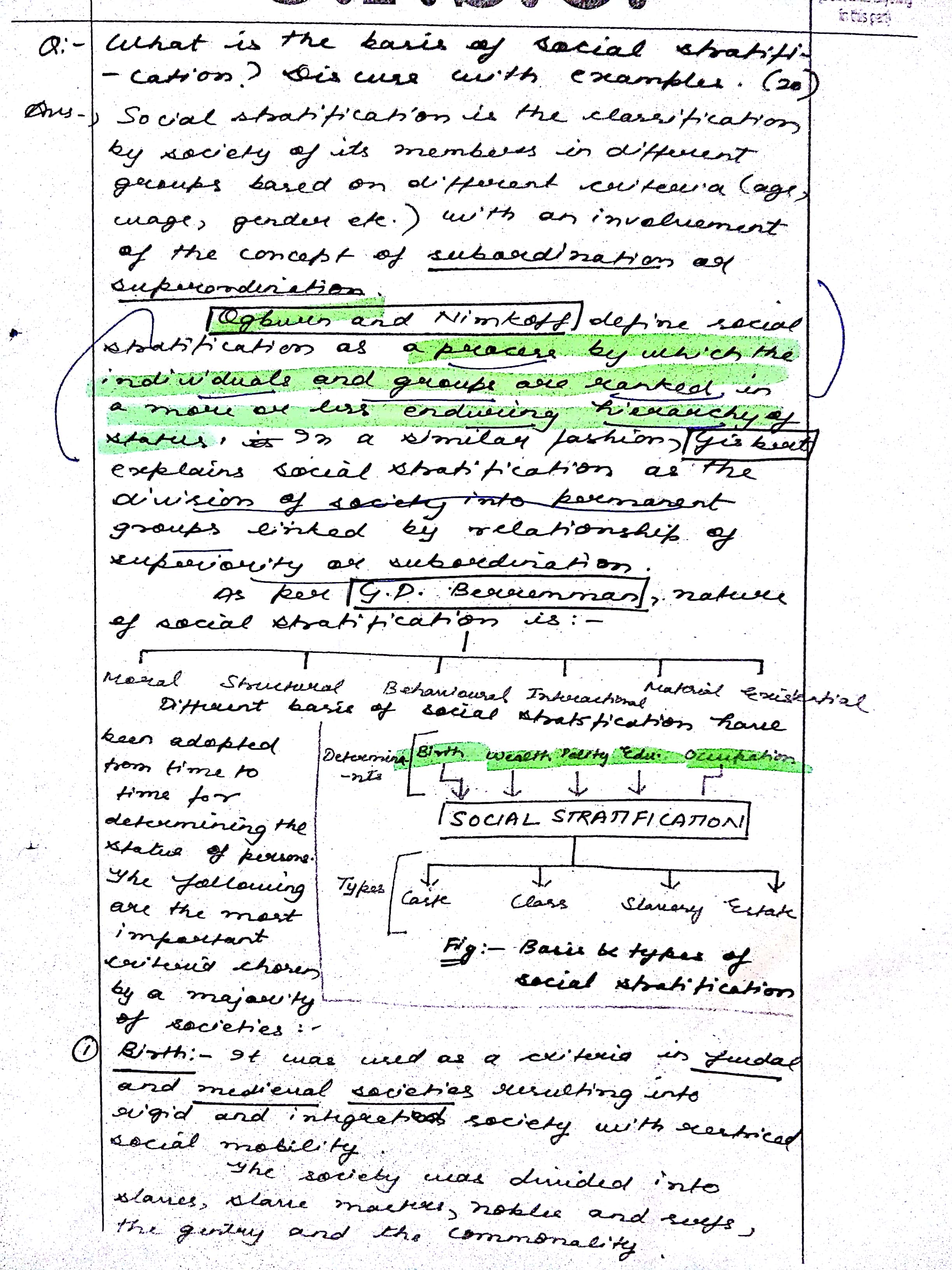 max weber view on social stratification